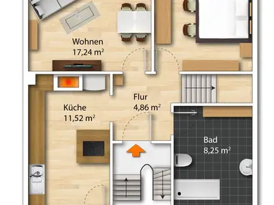 Ferienwohnung für 2 Personen (59 m²) in Bad Orb 7/7