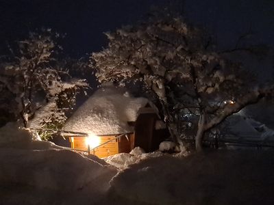 Grillhütte im Winterzauber