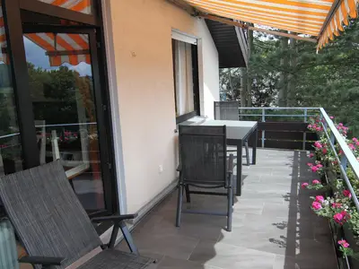 Balkon Seitenansicht
