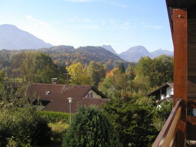 Aussicht vom Balkon