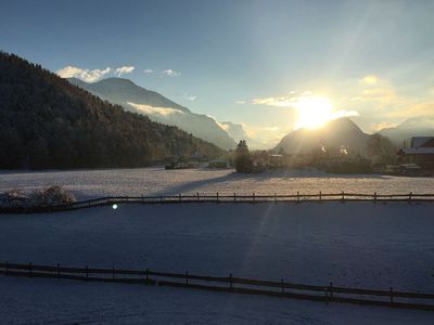 Winterstimmung vom Balkon