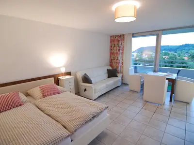 Der  Wohn und Schlafbereich