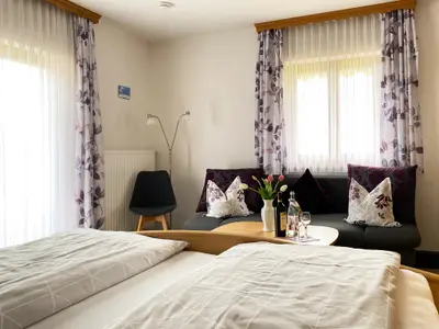 Blick vom Doppelbett