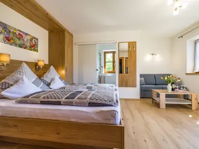 Blick in den Wohn- Schlafraum