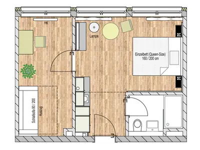 Apartment Extra Large inkl. Frühstücksbuffet für 1-4 Personen