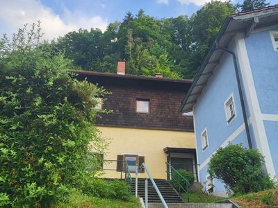 Treppe zum Haus