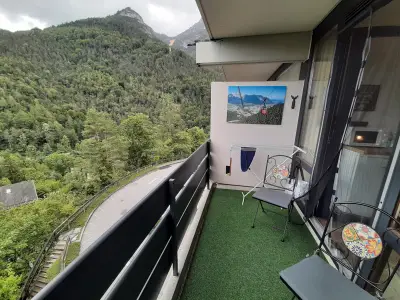 Loggia mit Ausblick auf den Predigtstuhl