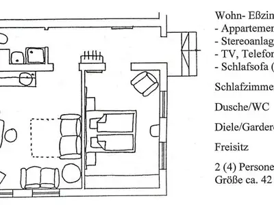 Grundriss Appartement