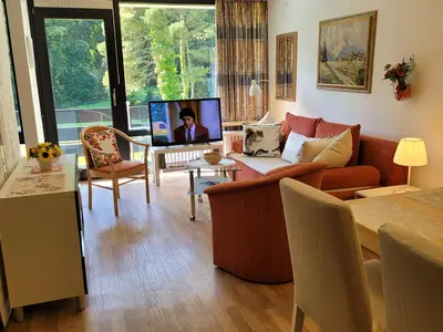 Wohnzimmer mit Essecke