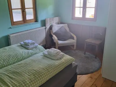 Blick vom Doppelbett