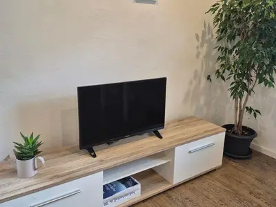 TV mit Sideboard