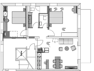 Grundriss - Die Zwei