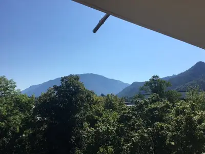 Aussicht vom Balkon
