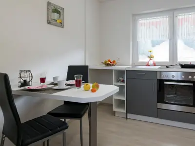 Voll ausgestattete Küche