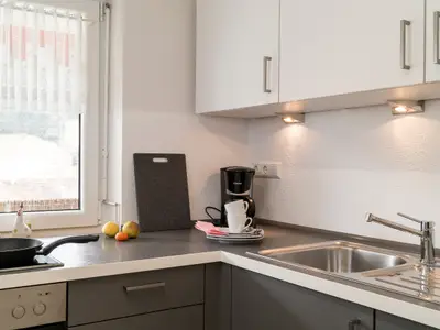 Voll ausgestattete Küche