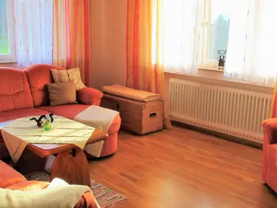 FeWo SÜD Wohnzimmer  Schlafsofa