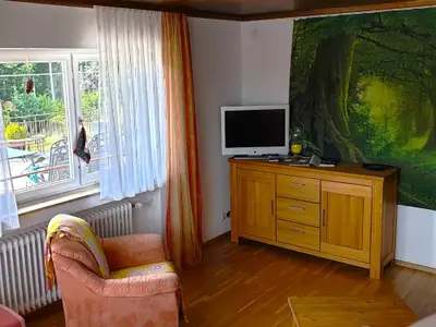 FeWo SÜD Wohnzimmer  Schlafsofa