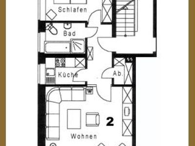 Grundriss Appartement 2