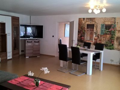 FeWo 1 Wohnzimmer Essbereich FeWo 1 Wohnzimmer Essbereich