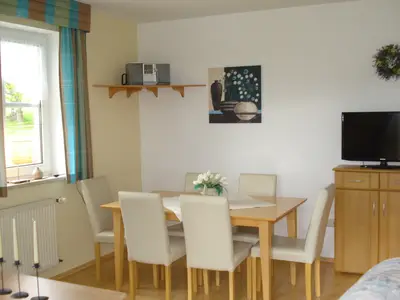 Sitzecke Ferienwohnung Bachwiesenblick (unten)