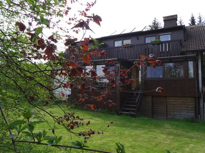 Ferienwohnung Heger Bad Steben, Gartenansicht