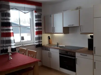 Ferienwohnung Gartenblick (oben) Küche