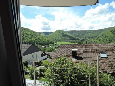 Ausblick aus Ferienwohnung Bad Urach Eisele