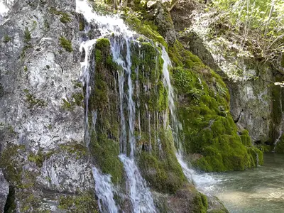 Gütersteiner Wasserfall Bad Urach Urlaub Schwäbische Alb Ferienwohnung Eisele