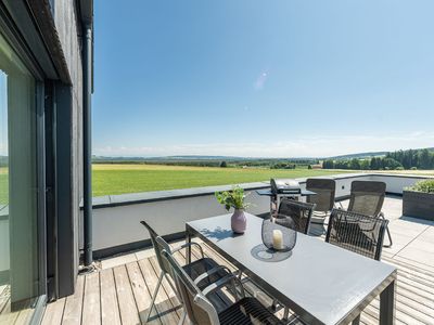 Ausblick von Terrasse Panoramasuite