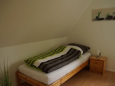 Schlafzimmer mit 2 Einzelbetten