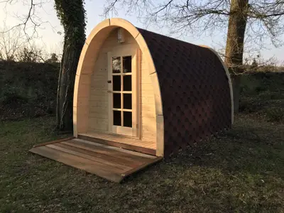 Fass-Sauna (Außen) - Gemeinschaft