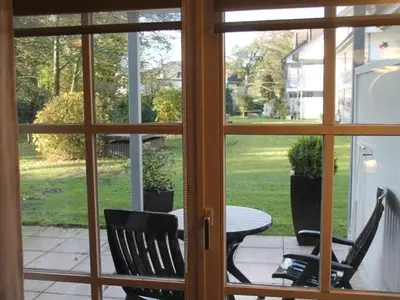 Blick auf die Terrasse
