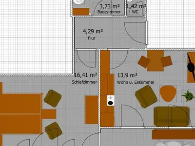 Ferienwohnung für 2 Personen (45 m²) in Baiersbronn 7/10