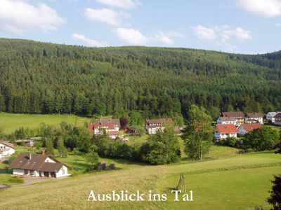 Ferienwohnung Günther Ausblick ins Tal
