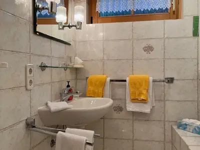 Blick in's Badezimmer