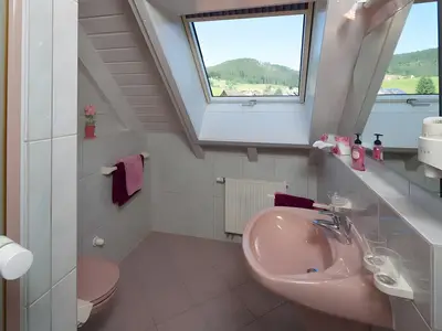 INSIDE, OUTSIDE, BATHROOM