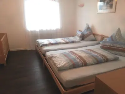 Schlafbereich. 2 Doppelbetten