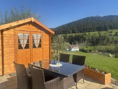 Terrasse mit Grillbenutzung