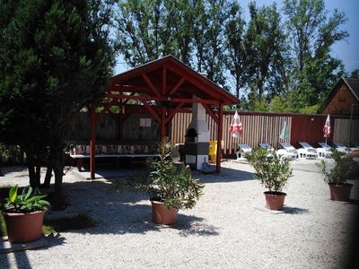 Terrasse. Grillplatz