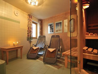 Siplinger Suites - Sauna und Dampfbad im Haus