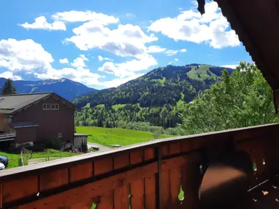 Blick vom Balkon