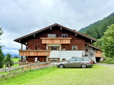 Blick aufs Haus