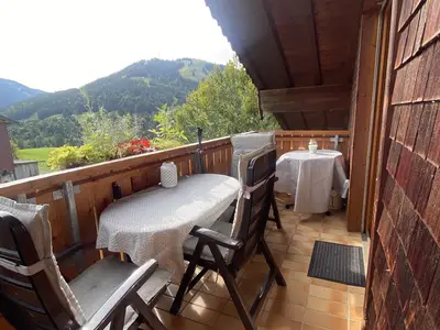 Balkon im Sommer