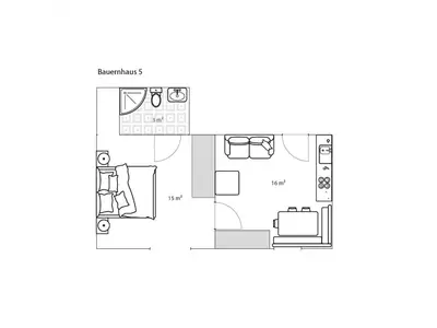 Raumplan Bauernhaus 5