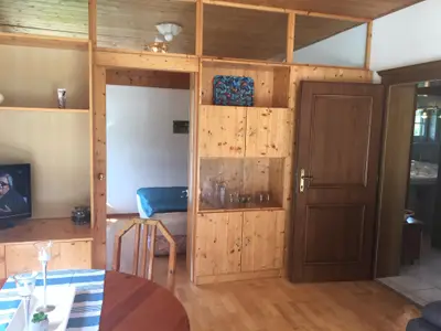 Holz ist das Element in unserer Ferienwohnung