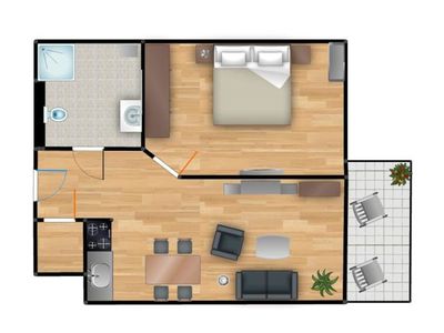 Ferienwohnung für 3 Personen (40 m²) in Balm 9/10