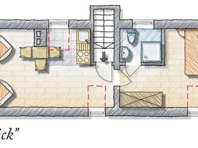 Ferienwohnung für 3 Personen (50 m²) in Baltrum 1/10