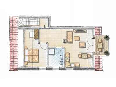 Ferienwohnung für 3 Personen (48 m²) in Baltrum 6/10
