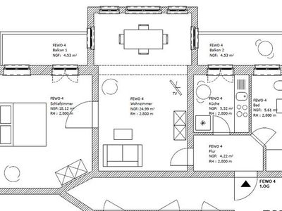 Ferienwohnung für 2 Personen (65 m²) in Bansin (Seebad) 8/10