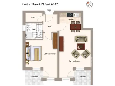 Grundriss (Angaben ohne Gewähr)